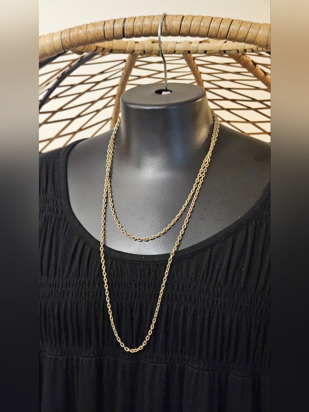 Gold Tone Infinity Chain - Picture 1 of 4